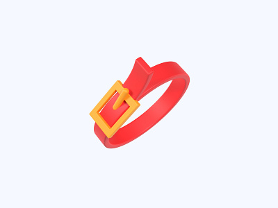 Belt 3D icon