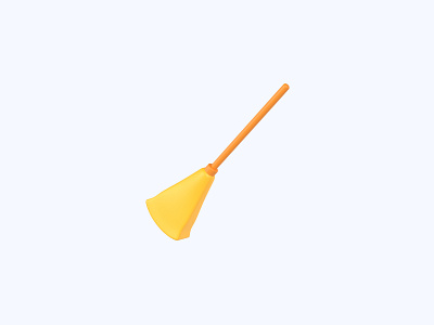 Broom 3D icon