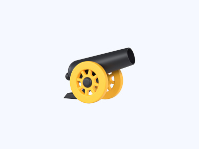 Cannon 3D icon