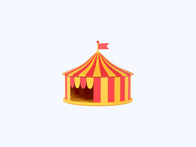 Circus 3D icon 3d 3d art 3d design 3d designer 3d icon 3d icons freebie freebies icon icons ui