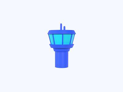 Control tower 3D icon