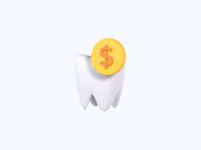 Dental invoice 3D icon