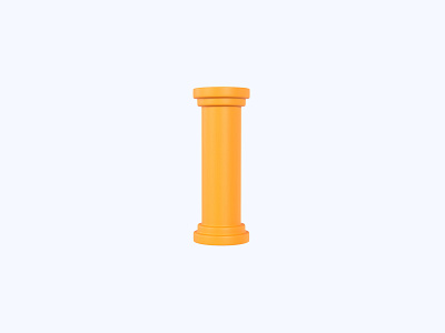 Column 3D icon