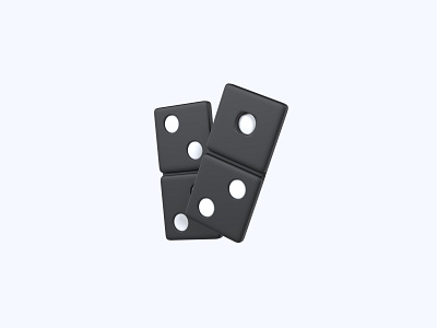 Domino 3D icon 3d 3d art 3d design 3d designer 3d icon 3d icons freebie freebies icon icons ui