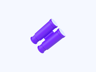 Binocular 3D icon