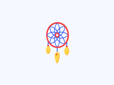 Dream catcher 3D icon