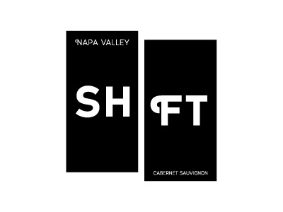 Shift logo california logo wine