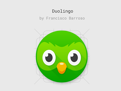 Duolingo Product Icon (Concept) adaptive android design duolingo icon material