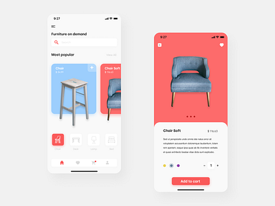 App design - e-commerce app color design designer figma figmadesign icon interface ui visualdesign web