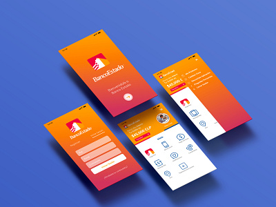 Re-Design Banco Estado App antofagasta app branding chile design designer icon interface logo ui visualdesign xd