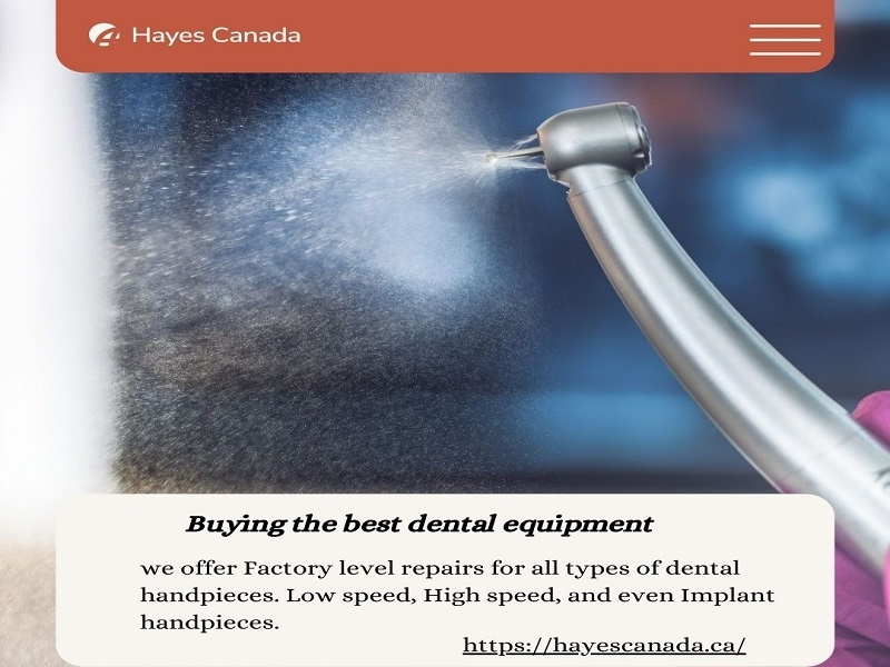Buying the best dental equipment by Hayes Canada on Dribbble