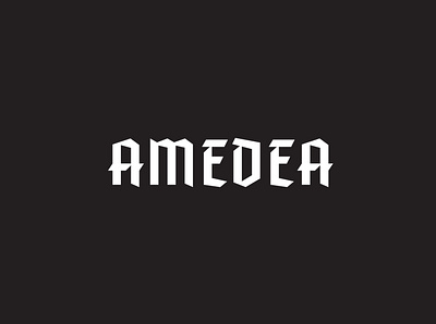 Amedea Wordmark branding design logo