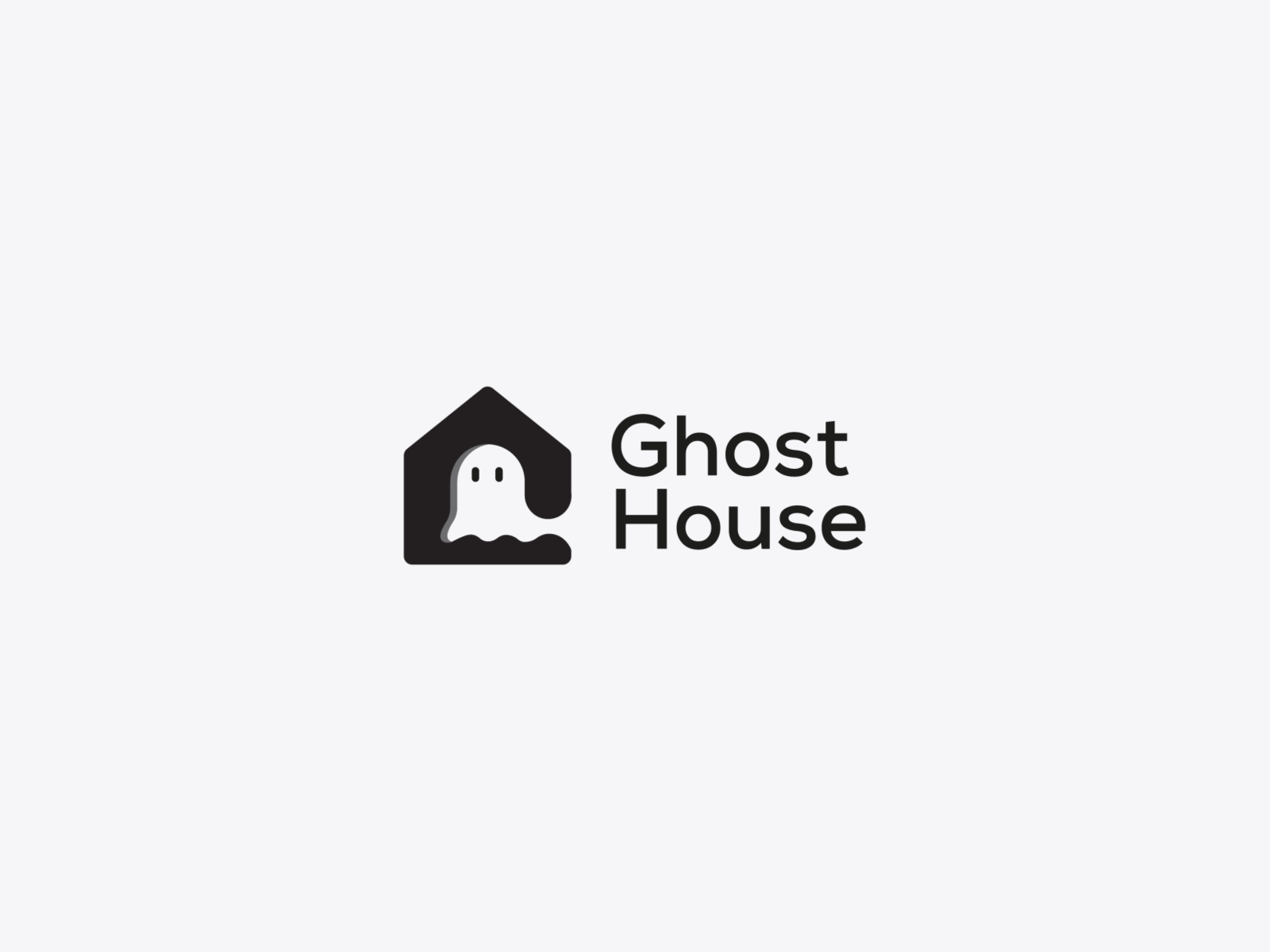 Ghost House branding cretive design ghost house home logo house logo icon lettermark logo logo logomark minimal logo modern logo typography