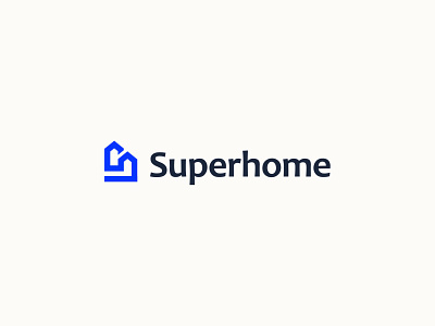 SuperHome branding cretive design home logo house logo icon lettermark logo logo modern logo monogram logo real estate logo superhome typography