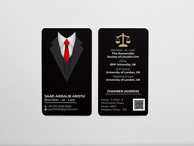 Business Card for Barrister