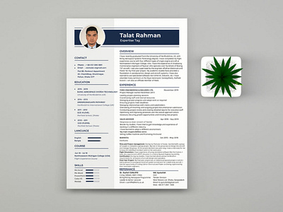 Resume Design cv design cv resume template illustration resume design