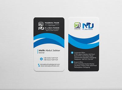 Business Card Design branding business card design illustration vector visiting card