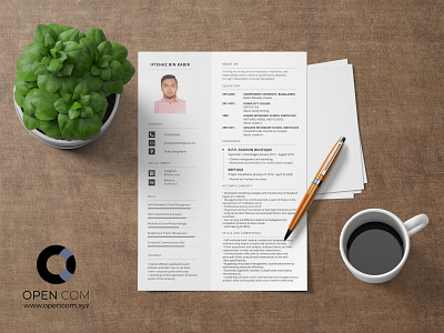 CV Design cv cv design cv resume template cv template illustration resume design resume template