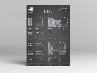 Menu Design