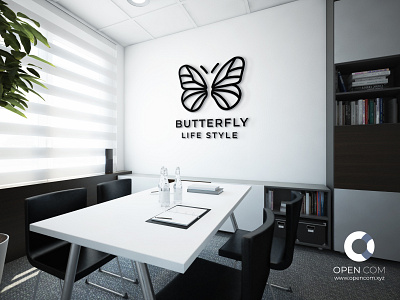 BUTTERFLY LIFE STYLE LOGO brand design brand identity branding branding design logo design logodesign logos logotype