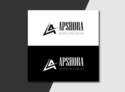 A Hair Salon Logo branding design illustration vector