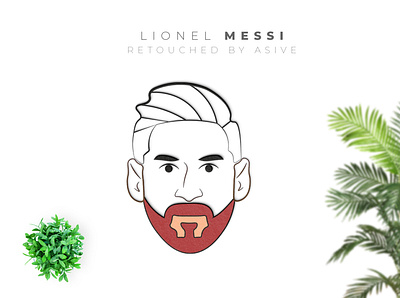 Lionel Messi branding graphic design illustration logo vector