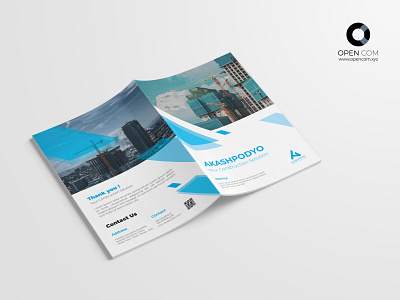 Construction Company Profile branding catalog design company profile design ecatalog eprofile flyer design illustration one page catalog