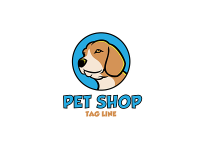Dog Pet Shop Mascot Logo business logo business mascot dog logo dog mascot mascot mascot logo pet shop logo