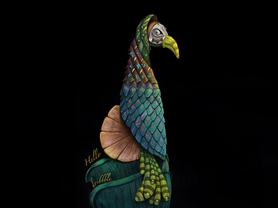 Hidden bird animal bird character cover debuts fantasy illustration nature
