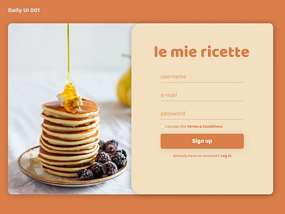 Daily UI 001 - Sign Up