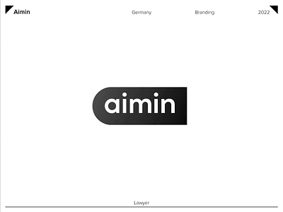 Aimin® / Branding black brand design branding clean design gradient graphic design identity law lawyer logo minimal mockup white