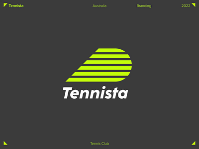 Tennista® / Branding ball banner black brand design branding clean club design graphic design green grey logo minimal player racket sport tennis white