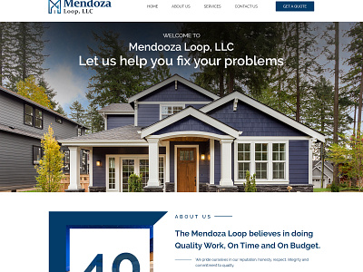 Mendoza Loop, LLC ui ux web design webdesign website website concept