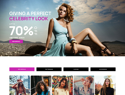 Fashion Collection branding graphic design webdesign