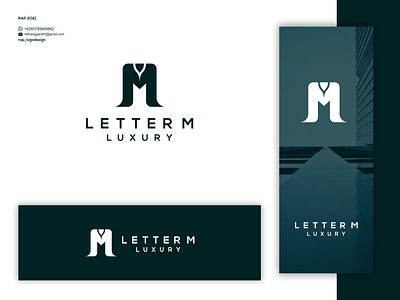 LETTER M , LUXURY branding design graphic design icon logo