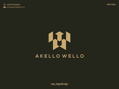 AKELLO WELLO LOGO CONCEPT branding design graphic design icon logo