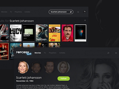Popcorn Time Redesign: Search redesign ui ux