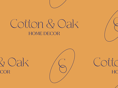 Cotton&Oak Personal Project brand design branding colorful design