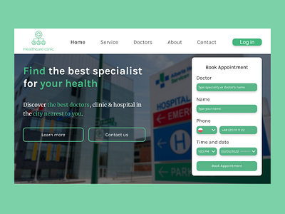 Design of hospital online reservation platform design ui ux