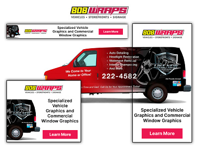 Banners for 808wraps adobe photoshop ads ads design banner ad banner design banners branding design photoshop