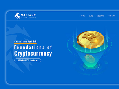 Design for Valiant (Cryptocurrency) bitcoin conference courses crypto crypto currency cryptocurrency design figma money photoshop ui ui design uidesign uiux