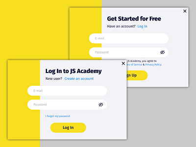 Pop-up for JS Academy