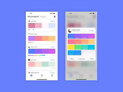 Color Collection UI 01