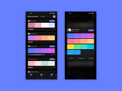 Color Collection UI 02