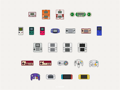 Nintendo product icons