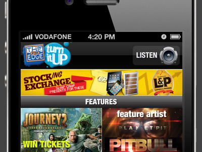 iPhone APP - The Edge (WIP) graphic design interface design iphone app ui web design