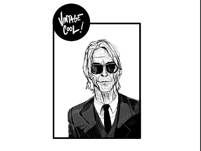 Paul Weller - Modfather Illustration