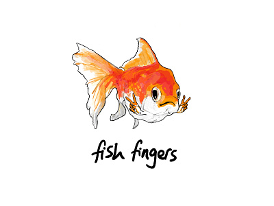 Fish Fingers Illustration