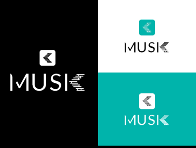 Musik logo ui animation art branding flat icon illustration illustrator logo typography ui ux