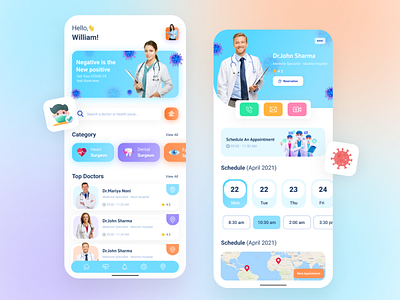 Medical Mobile APP appdesign appdesigner appdevelopment bookingapp graphics mobileapp uidesign uiux uxdesign